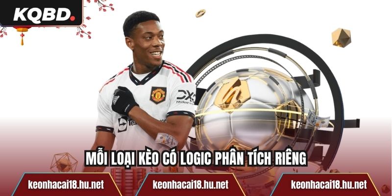 Mỗi loại kèo có logic phân tích riêng